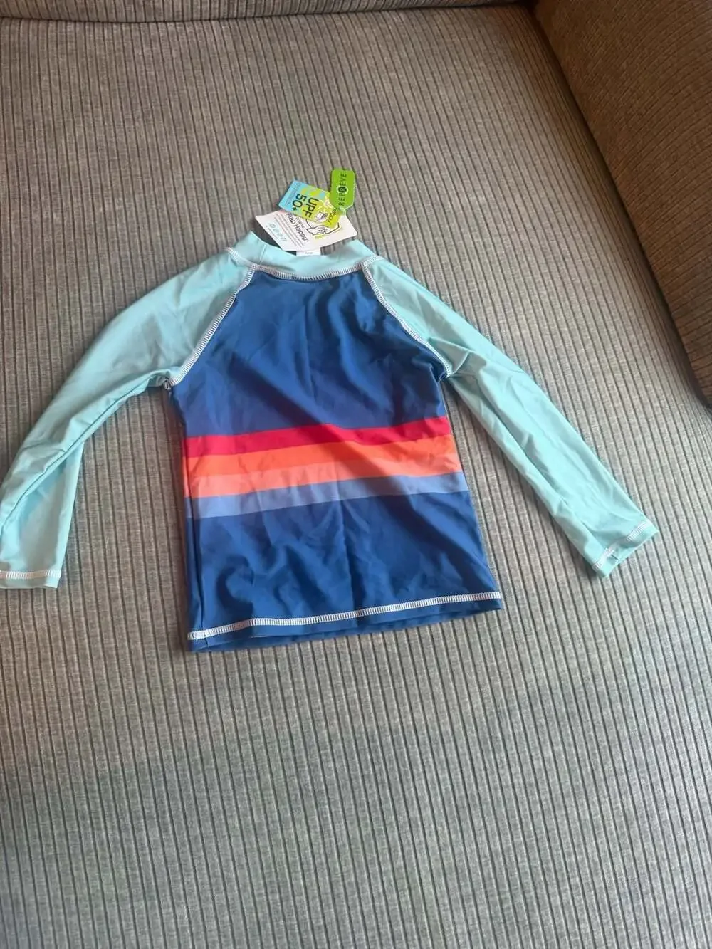 Flap Happy UPF 50+ Long Sleeve Graphic Rash Guard Swim Top